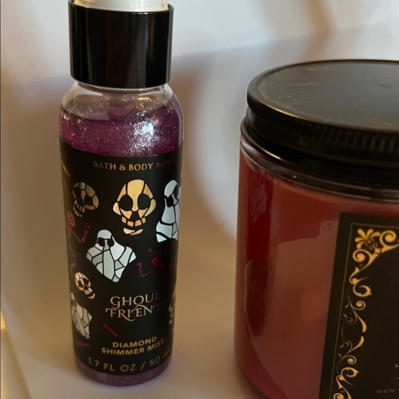 Bath & Body Works Vampire Blood Scented Candle Ghoul Friend Diamond Shimmer Mist - Picture 5 of 8